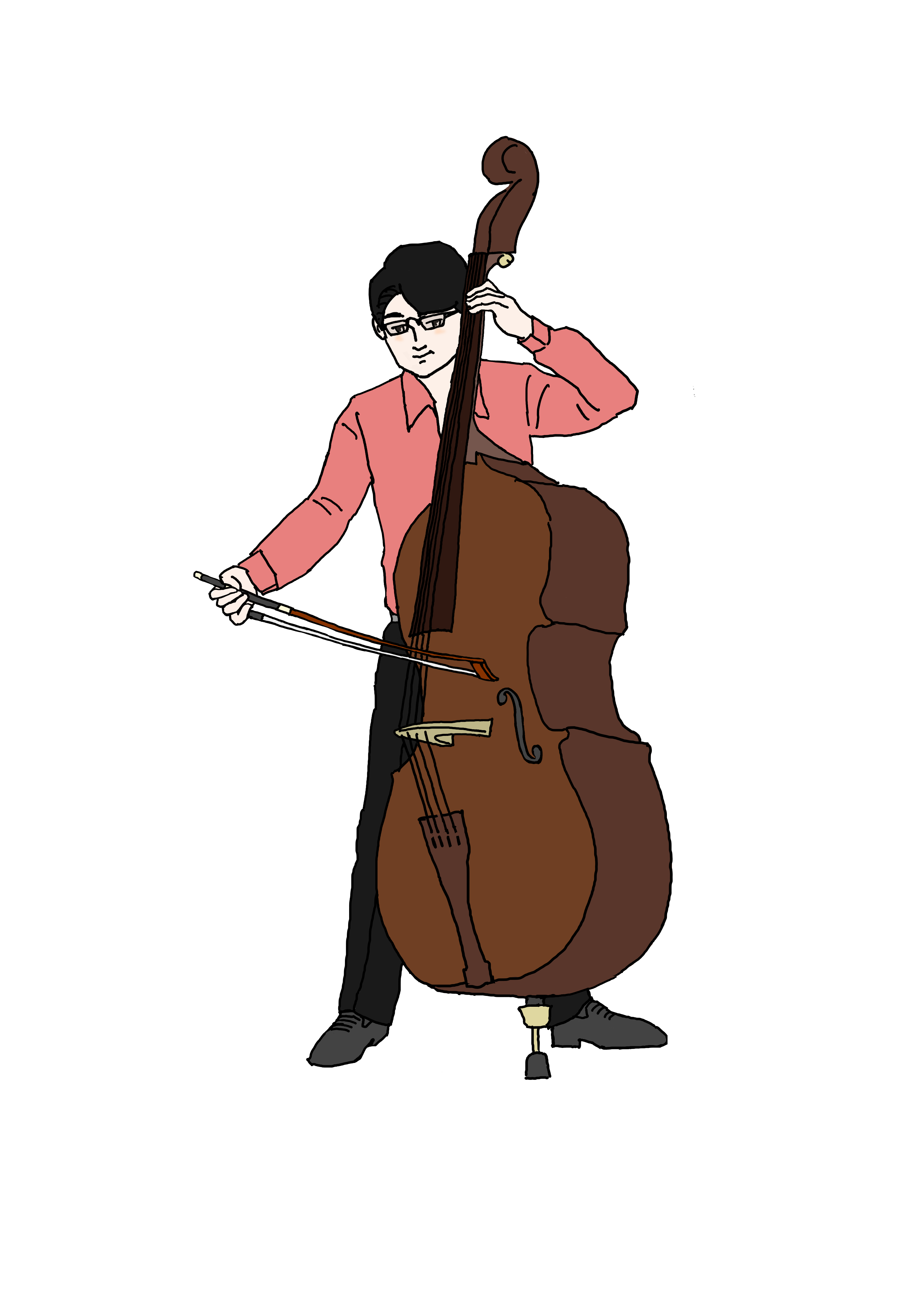 コントラバス演奏